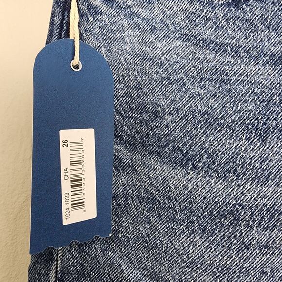 NEW Daily Blue by Adriano Goldschmeid Virgo Wide Leg Jeans Two Toned Size 26 - Picture 9 of 16